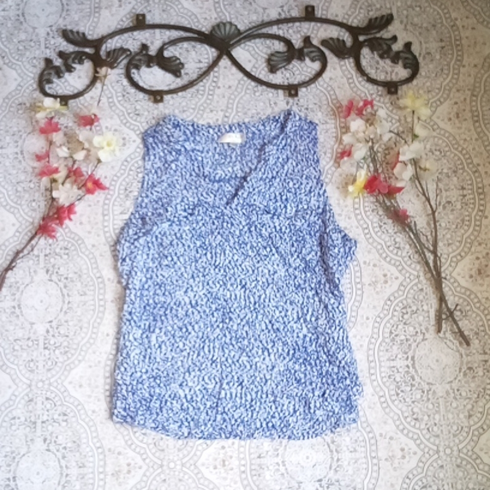 CUTE blue ladies summer blouse